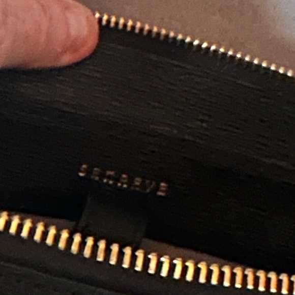 Senreve Black Midi Maestra Bag with Structured Design. Like bee - Picture 14 of 15